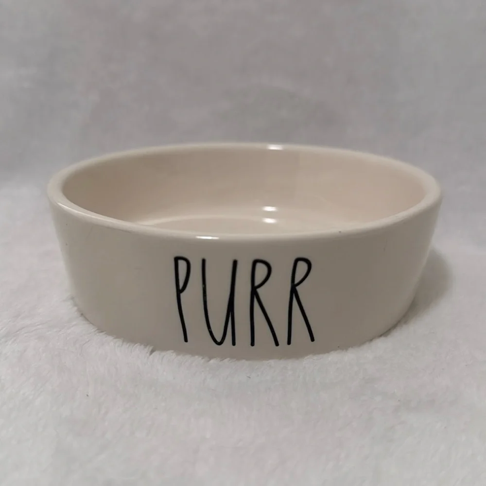 “Purr” Small Pet Bowl - Rae Dunn Artisan Collection by Magenta (2 of 3)